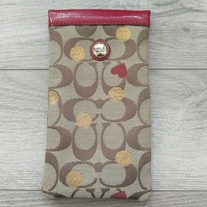 Coach soft case for glasses - used